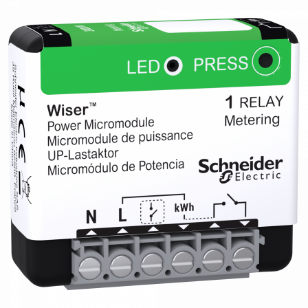 Wiser - micromodule encastré - zigbee - pour pilotage ballon eau chaude