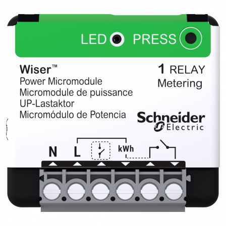 Wiser - micromodule encastré - zigbee - pour pilotage ballon eau chaude