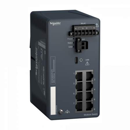 Modicon Switch administré - 8 ports cuivre