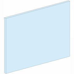 PrismaSeT G - Bande obturateur - L= 1000mm H= 46mm