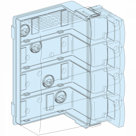 Linergy - Bloc alimentation INV100-250 - INS250 horiz. (vers Linergy BW)