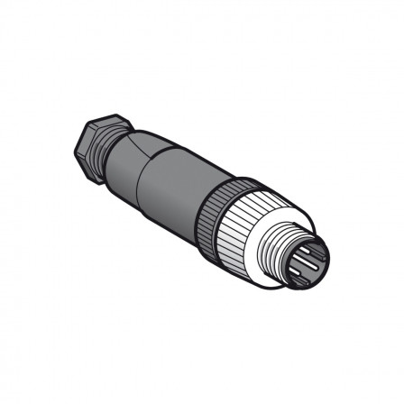 CONNECTEUR 1 2 20UNF MALE
