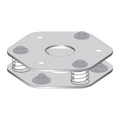 B I BASE FIX 2 PLATEAUX