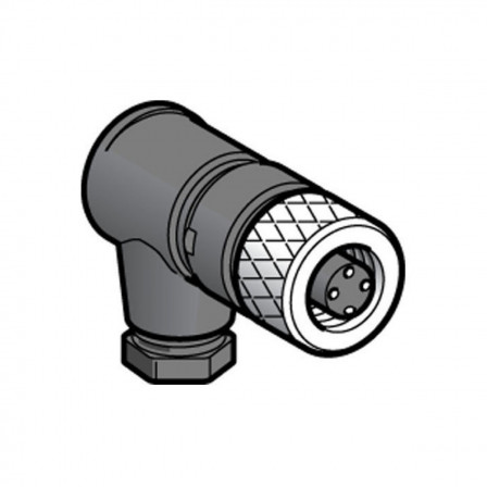 CONNECTEUR M8 FEM COUDE4B