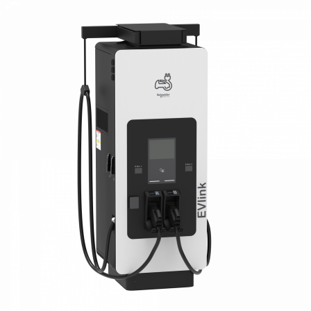 Evlink Pro DC - Borne de recharge - 150 kW - 1xCCS2+1xCCS2 - 3,6m - Lecteur CB