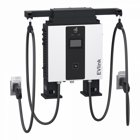 Evlink Pro DC - Borne de recharge - 60 kW - 2xCCS2 - Câble management - 3,6m