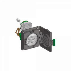 EVlink - Bloc prise t2 smart wallb ox iec