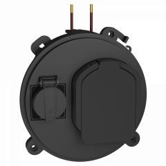 EVlink socle de prise T2S pour borne Pro AC monophasée avec prise domestique