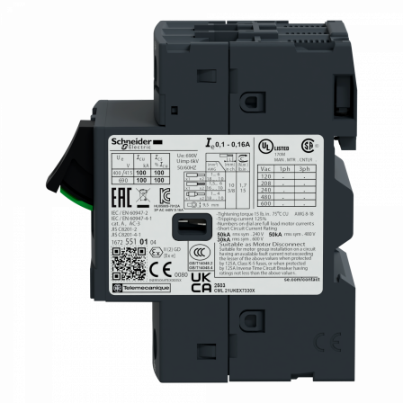 TeSys GV2ME - disj. moteur - 20..25A - 3P 3d - déclencheur magnéto-thermique