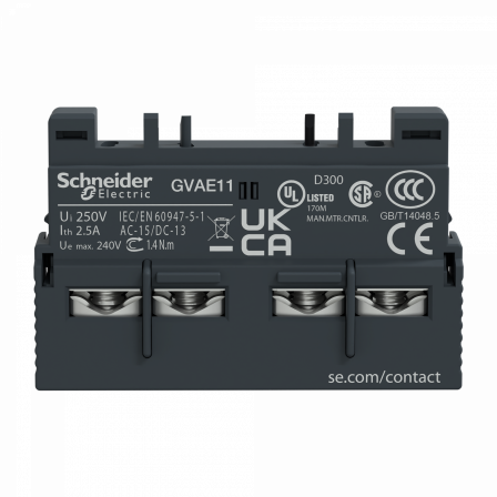 TeSys GV - contact auxiliaire - 1O+1F