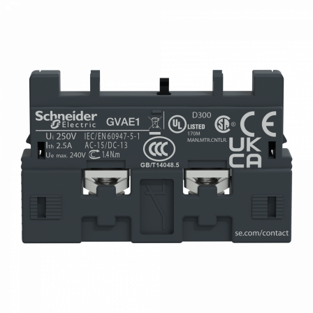 TeSys GV - contact auxiliaire - 1F/1 O