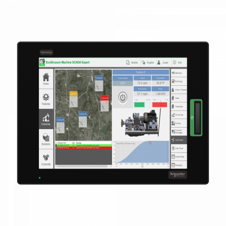 Harmony FP6 - Moniteur Ecran plat, 15.0 XGA, Analog-Multi, DVI, 24VDC