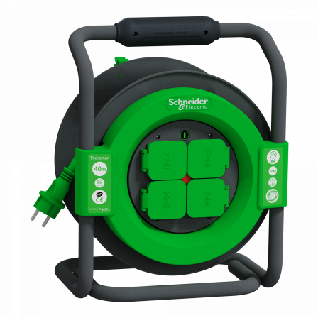 Thorsman - Enrouleur chantier - 40m - HO7RNF - 3G 1,5mm² - IP44