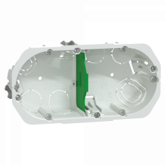 Multifix - boîte encastrement - 2 postes - Ø67mm - P40mm - entraxe 71mm