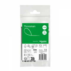 Thorsman colliers de serrage 100x2.5 Noir, 100p