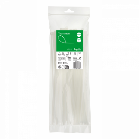 Thorsman colliers de serrage 300x4.8 Incolore, 100p