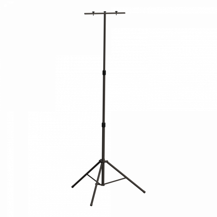 Thorsman - Trépied téléscopique + support pour 1 ou 2 lampes