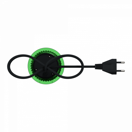 Unica System+ - bloc de prise à encastrer XS - USB A+C - câble 2m - anthracite