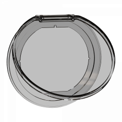 Unica System+ - couvercle transparent pour bloc de prise à encastrer XS - IP42