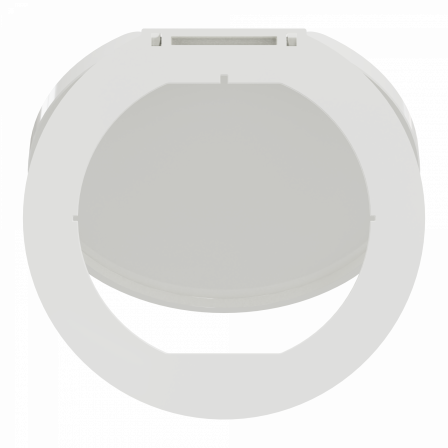 Unica System+ - couvercle blanc opaque pour bloc de prise à encastrer XS - IP42