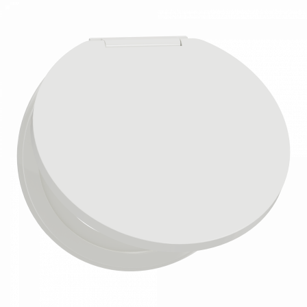 Unica System+ - couvercle blanc opaque pour bloc de prise à encastrer XS - IP42