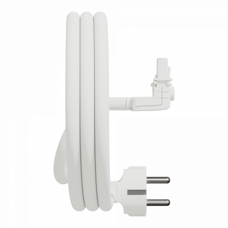 Unica System+ - cable spécifique pour nourrice M - 2,5mm2 - 3m - coudé - blanc