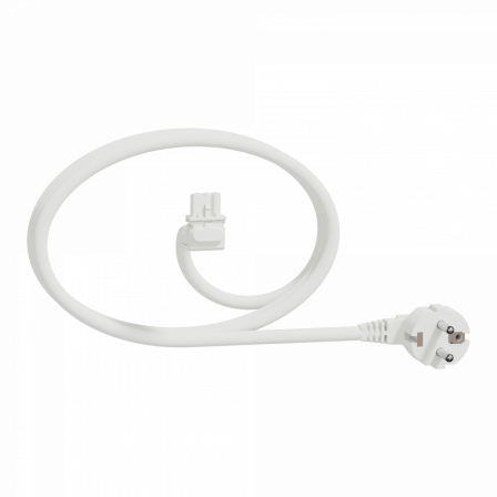 Unica System+ - cable spécifique pour nourrice M - 2,5mm2 - 6m - coudé - blanc