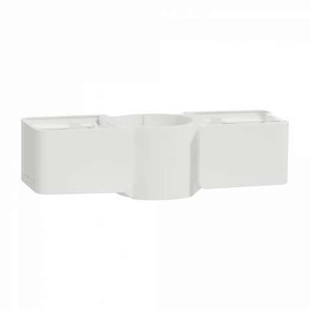 Unica System+ - Fix/Finition embout double nourrices M - clipsage colonne - blc