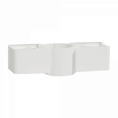 Unica System+ - Fix/Finition embout double nourrices M - clipsage colonne - blc