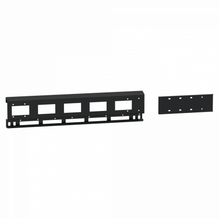 Canalis EV - Rail latéral horizontal - jeu de x2 - 1200mm - Noir - RAL9005