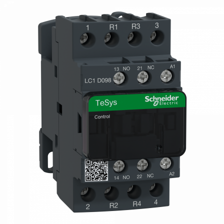 TeSys LC1D - contacteur - 4P (2F+2O) - AC-1 440V - 20A - bobine 48Vca