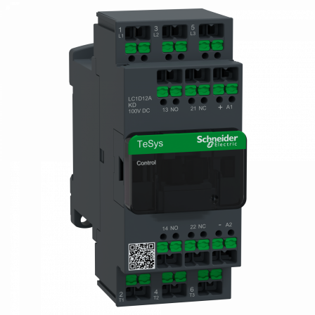 Snap In - TeSys Deca Contacteur 12A 3P 100V DC enfichable