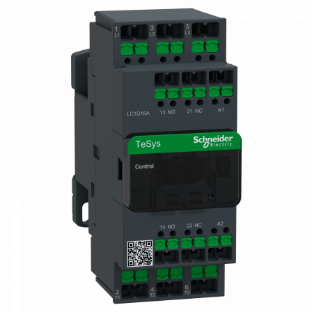 Snap In -  TeSys LC1D - contacteur - 3P - AC-3 440V - 18A - bobine 36Vca