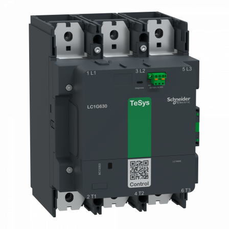 Contacteur TeSys LC1G 630A 440V 3P AC3 Standard 200-500V AC-DC bobine