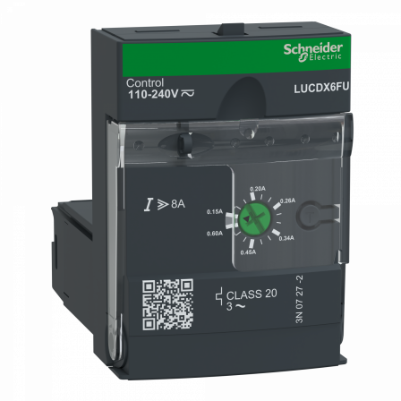 TeSys LUCD - unité de contrôle évolutif - classe 20 - 0,15..0,6A -110..220Vcc/ca