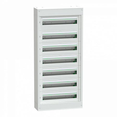 PrismaSeT S - coffret saillie plastique & métal 7 rangées 24 modules