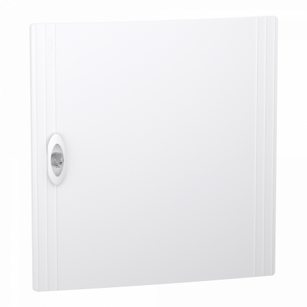 PrismaSeT XS - Porte pleine RAL9003 pour coffret encastré 2 rangées 18 modules