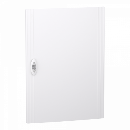 PrismaSeT XS - Porte pleine RAL9003 pour coffret encastré 3 rangées 18 modules