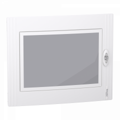 PrismaSeT XS - Porte transparente RAL9003 pour coffret saillie 2R 24 modules