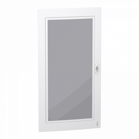 PrismaSeT XS - Porte transparente RAL9003 pour coffret saillie 6R 24 modules