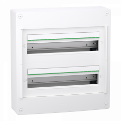 PrismaSeT XS - Coffret saillie 2 rangées 18 modules - sans porte