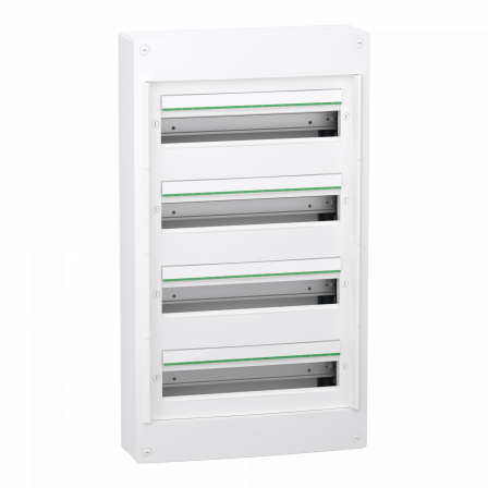 PrismaSeT XS - Coffret saillie 4 rangées 18 modules - sans porte