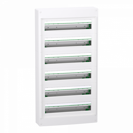 PrismaSeT XS - Coffret plastique saillie 6 rangées 24 modules - sans porte