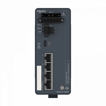 Modicon Switch administré - 4 ports cuivre