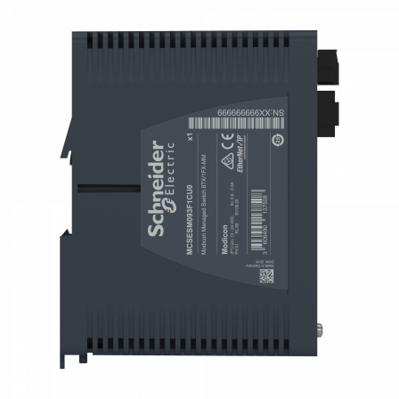 Modicon Switch administré - 8 ports cuivre & 1 port fibre multimode