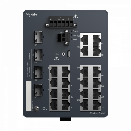Modicon Managed Switch 20TX/4GE-SFP