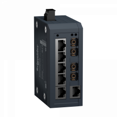 Modicon Unmanaged Switch - 6TX/2FX-SM