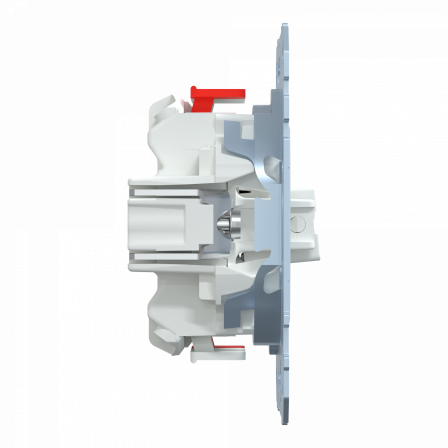 D-Life - interrupteur dble va-et-vient + bouton-poussoir NO/NF - 10A - méca seul