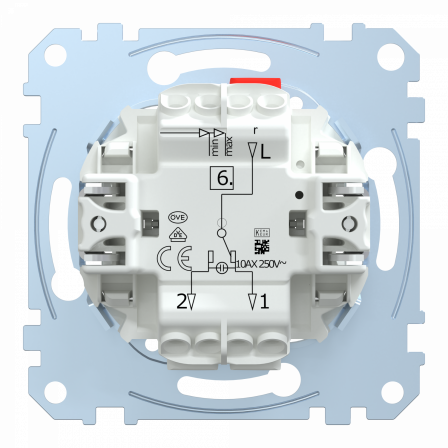 D-Life - interrupteur va-et-vient lumineux localisation - 10A - méca seul