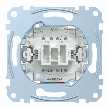 D-Life - bouton poussoir NO/NF - 10A - méca seul